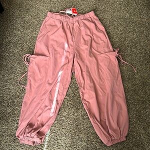 Cider MID RISE DRAWSTRING POCKET ELASTIC WAIST JOGGER TROUSERS